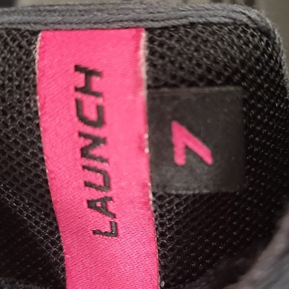 Brooks Launch 7 Women's Black and Pink Running Shoes - Picture 6 of 9